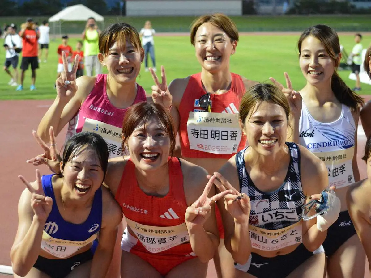 【画像・写真】【陸上】福部真子、12秒73で参加標準記録突破！先週は0秒01届かず涙