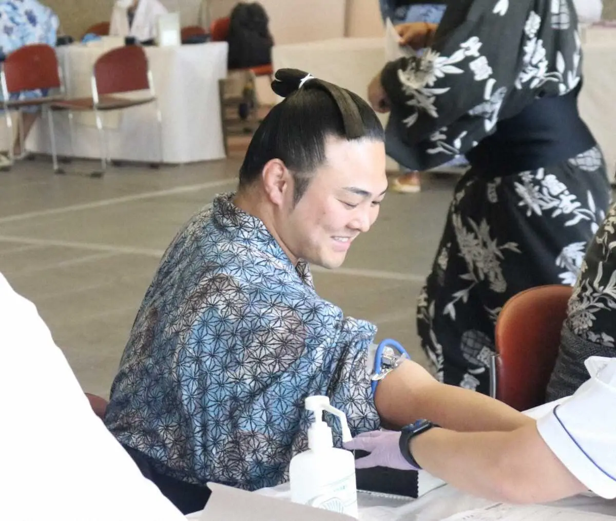 【画像・写真】炎鵬「焦りは禁物なので、しっかりカルシウムを取りたい」　先場所は左足骨折で途中休場