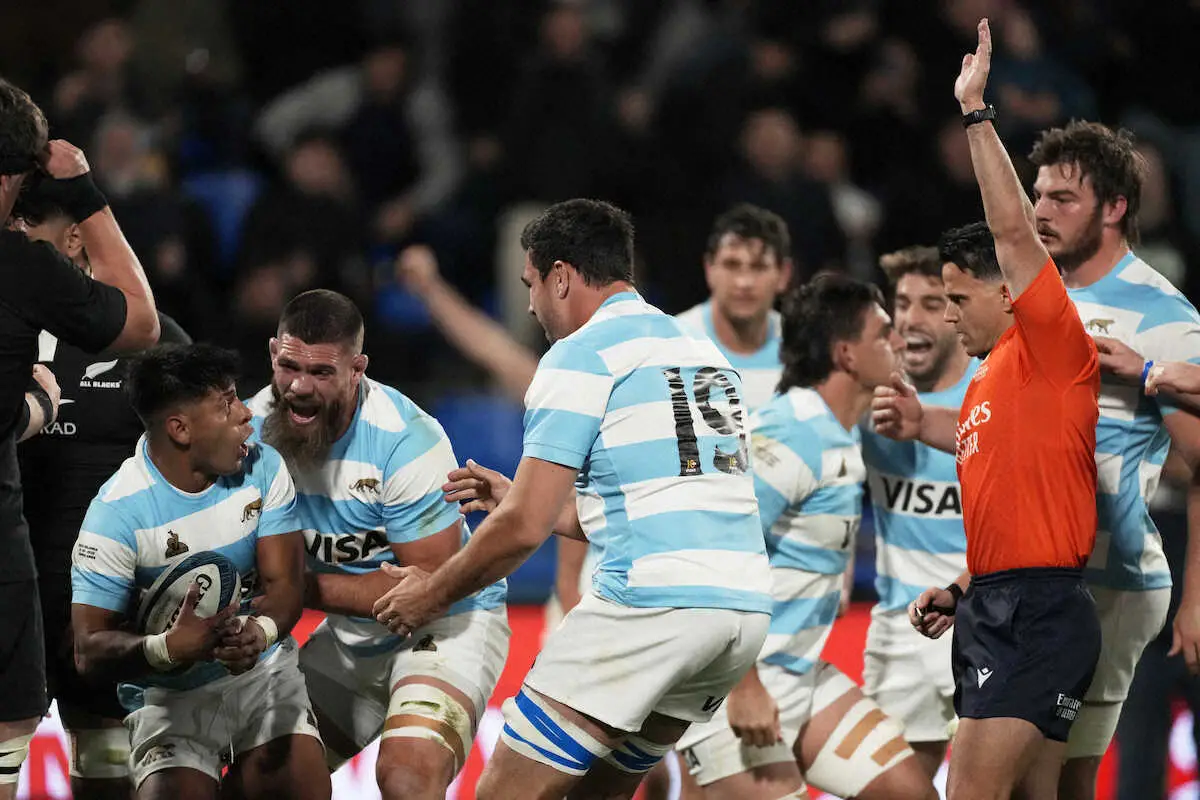 【画像・写真】【ラグビー】アルゼンチンがオールブラックスにホームで初勝利！　初対戦から41年目　南半球4カ国対抗戦