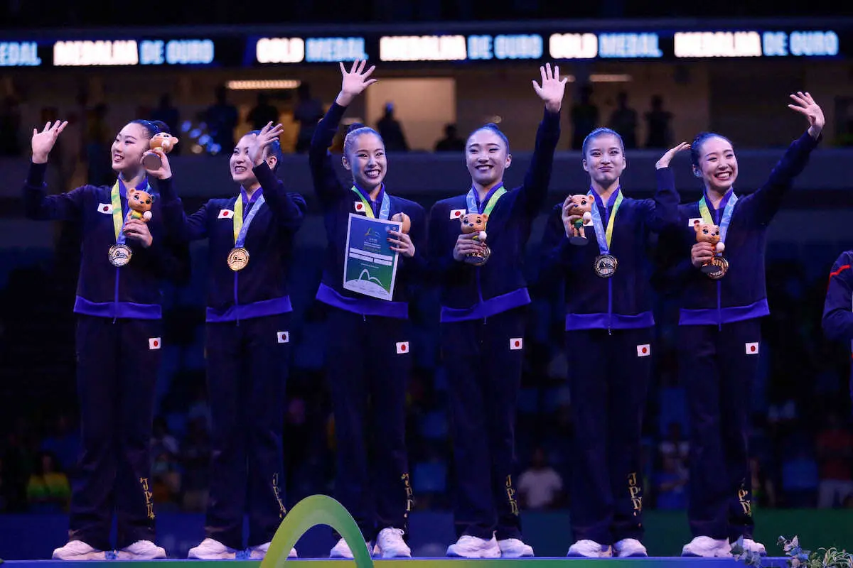 【画像・写真】【新体操】フェアリージャパンが初の金メダルに輝く　世界選手権