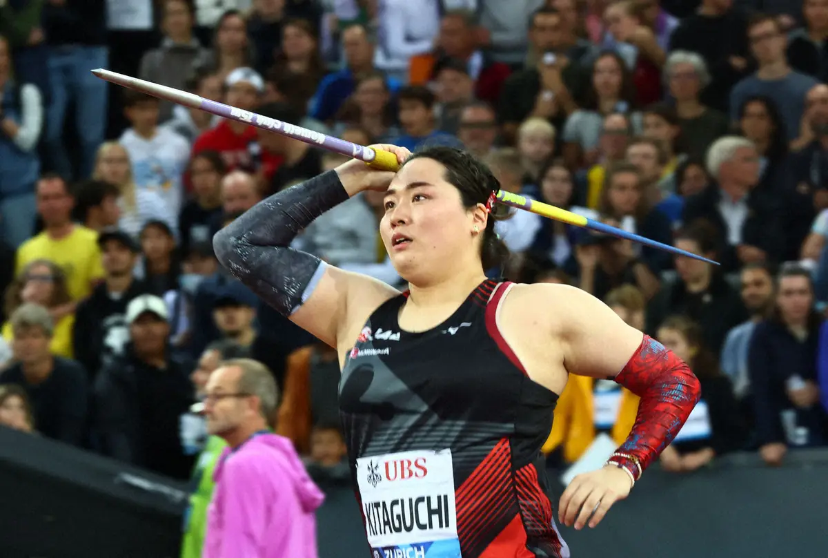 【画像・写真】陸上ダイヤモンドリーグファイナル最終日、女子やり投げで最下位6位に終わった北口（ロイター）