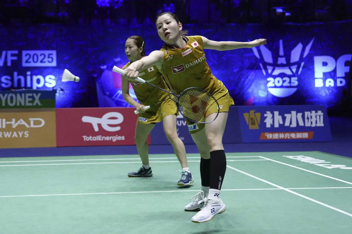 【画像・写真】【バドミントン】シダマツ　世界選手権初メダル確定！ペア最後の大会で4強進出　有終の美へ