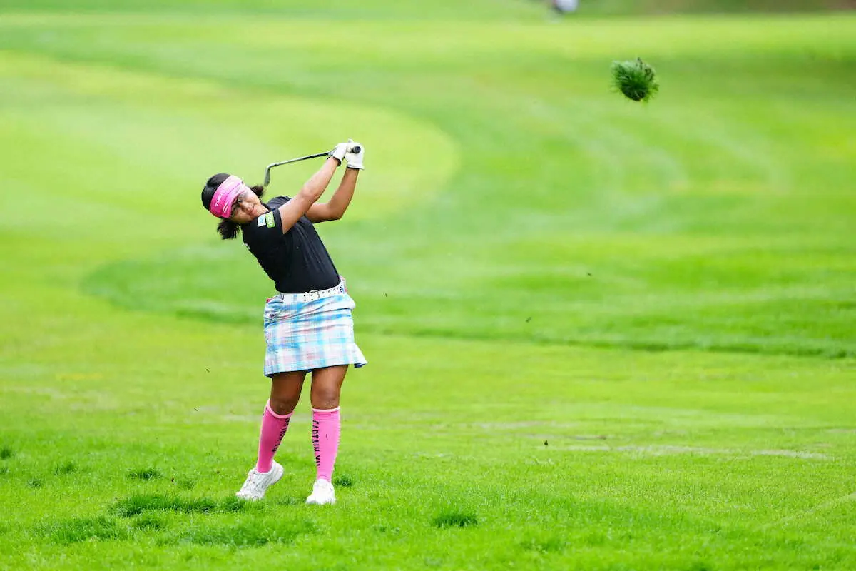 【画像・写真】【女子ゴルフ】14歳の須藤弥勒は予選落ちもツアー自己ベストに並ぶ75「まだまだ課題がある」