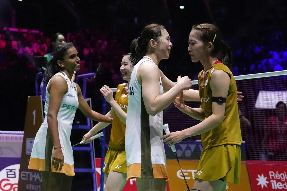 【画像・写真】【バドミントン】シダマツ　銅メダルで幕　ペアラストマッチは逆転負け、決勝進出ならず