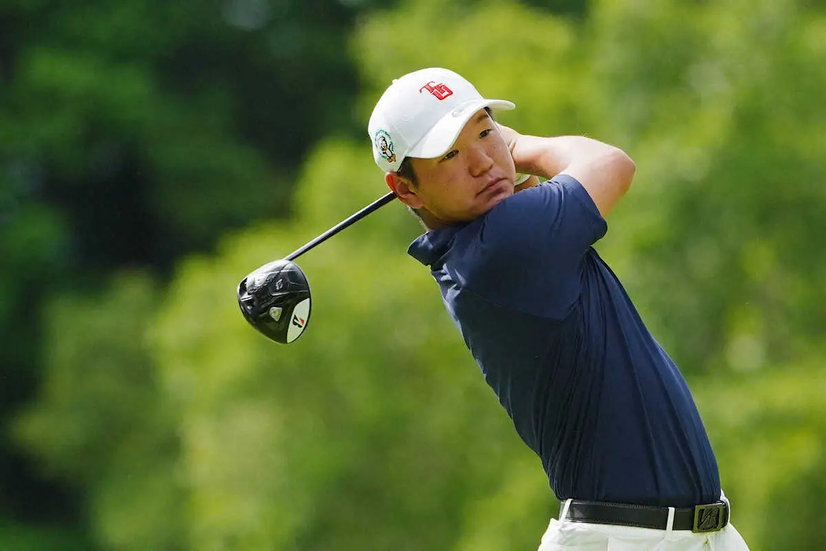 【画像・写真】【大学ゴルフ】東北福祉大・佐藤快斗「3日間アンダーで回れれば」日本アマ王者は2冠に照準