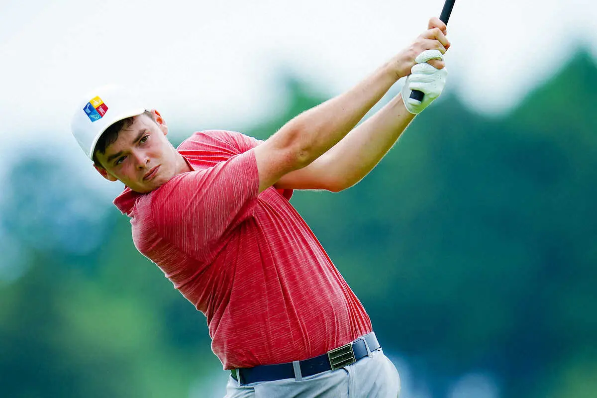 【画像・写真】【大学ゴルフ】個人戦は女子の日大・倉持凪と男子のメイヌース大・ブレイディーが首位