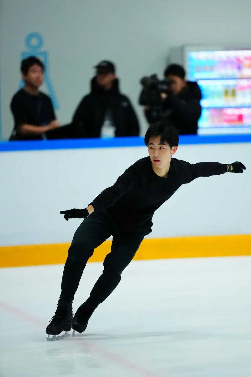 【画像・写真】【フィギュア】好調の壷井達也「五輪シーズン、自分が勝ち取りにいくんだという印象を与えたい」