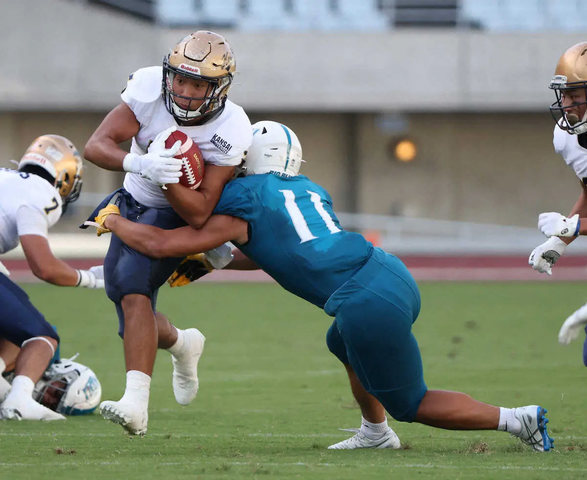 【画像・写真】関大は近大に昨年のリベンジ！　関学大は同大に快勝し、連勝スタート　関西学生アメフト