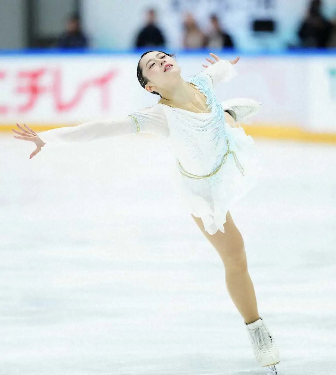 【画像・写真】【フィギュア】「遅咲き」の三宅咲綺、国際大会デビューで表彰台　五輪は「見えないところでは…」