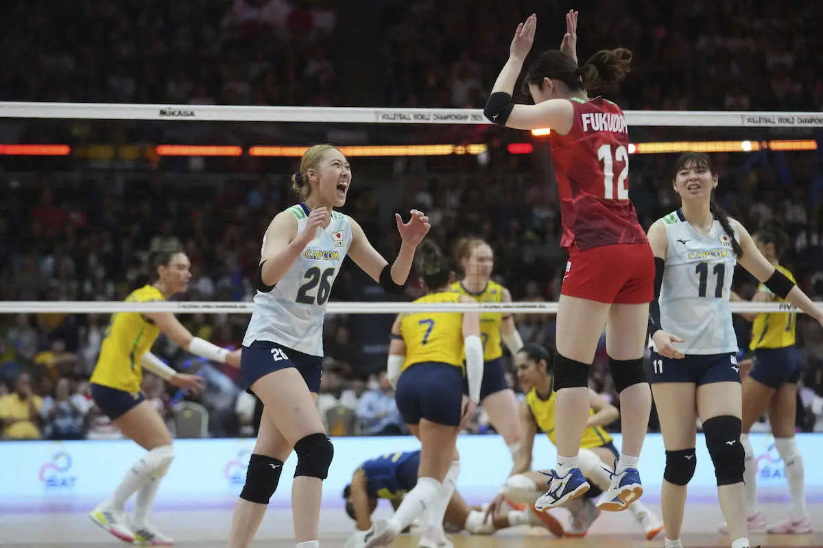 【画像・写真】【バレー】新エース・佐藤淑乃　メダル逃し涙止まらず…最多34得点と覚醒「100％全て出そうと」