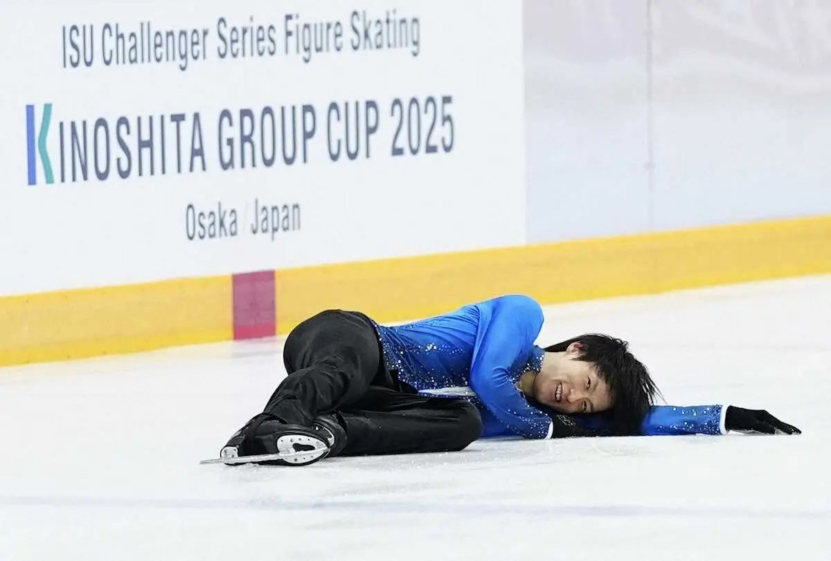 【画像・写真】【フィギュア】腰痛抱える山本草太、公式練習で4回転ジャンプを着氷　友野一希らも調整