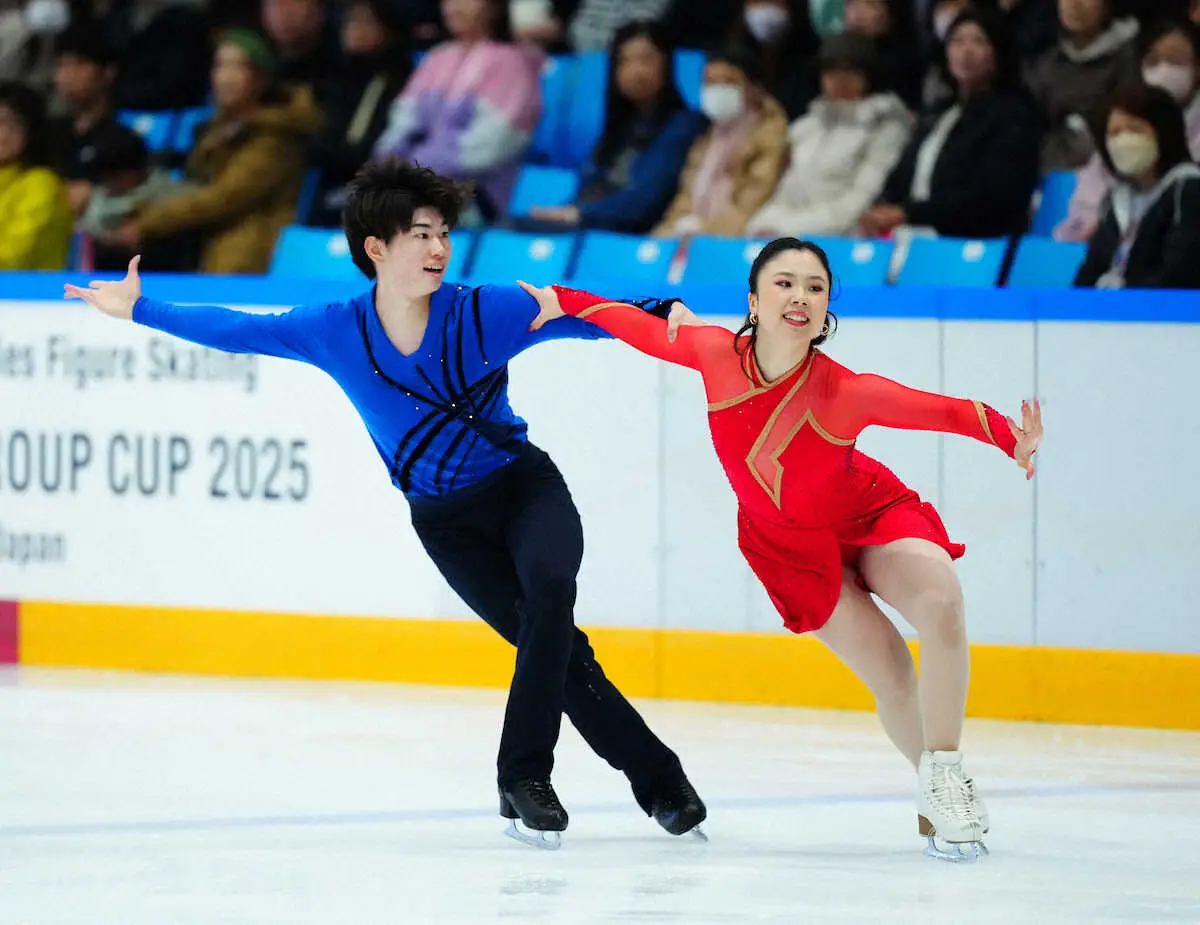 【画像・写真】【フィギュア】うたまさ、161・06点で6位　勝負の五輪予選へ「練習でレベルアップを」