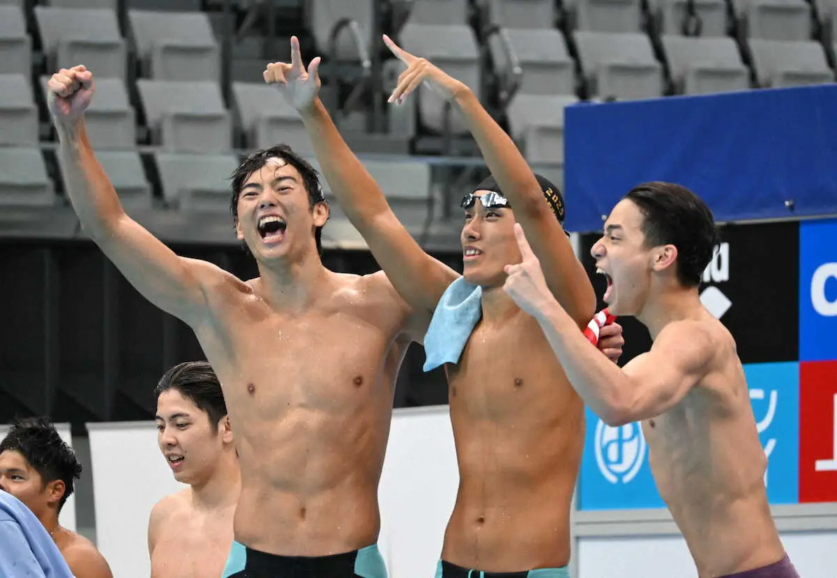 【画像・写真】中大・村佐達也が5冠達成「自分がぶち抜いてつなごうと」800Mリレーで7人抜き
