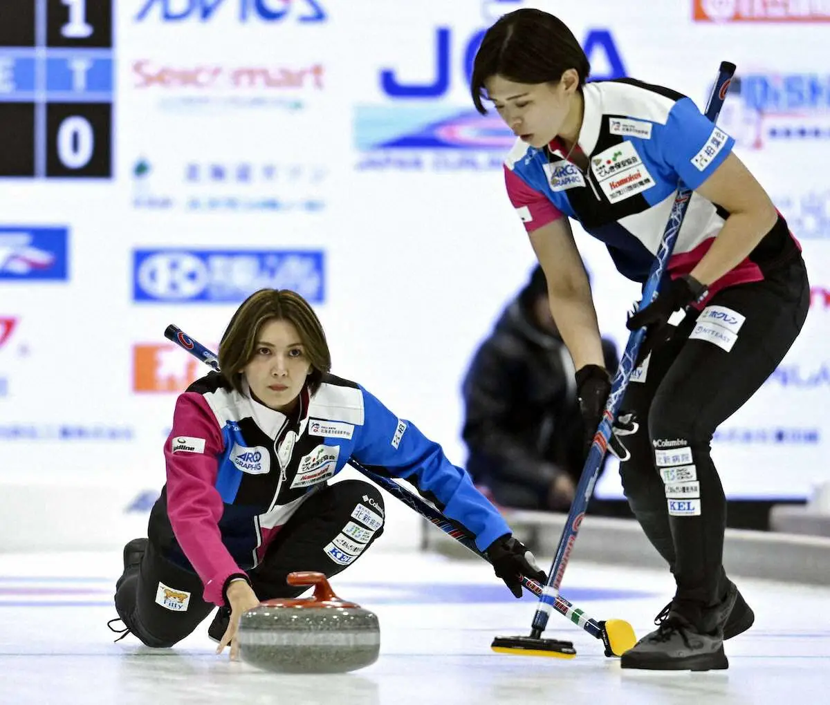 【画像・写真】【カーリング】フォルティウス連敗…小野寺にアクシデント「つっております」右腕けいれんで途中離脱