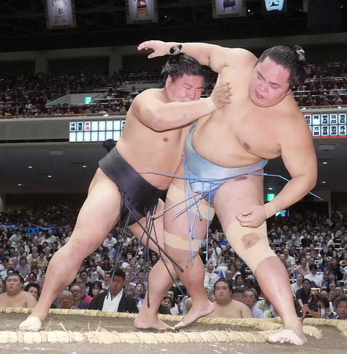 【画像・写真】【玉ノ井親方　視点】初日の難しさを痛感させられた取組　琴勝峰と若隆景