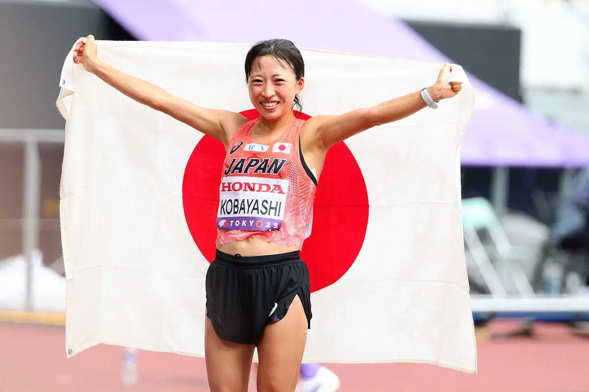 【画像・写真】【世界陸上】小林香菜「自分もコテンパンにされるだろうと…」涙の7位入賞！「練習信じて頑張った」