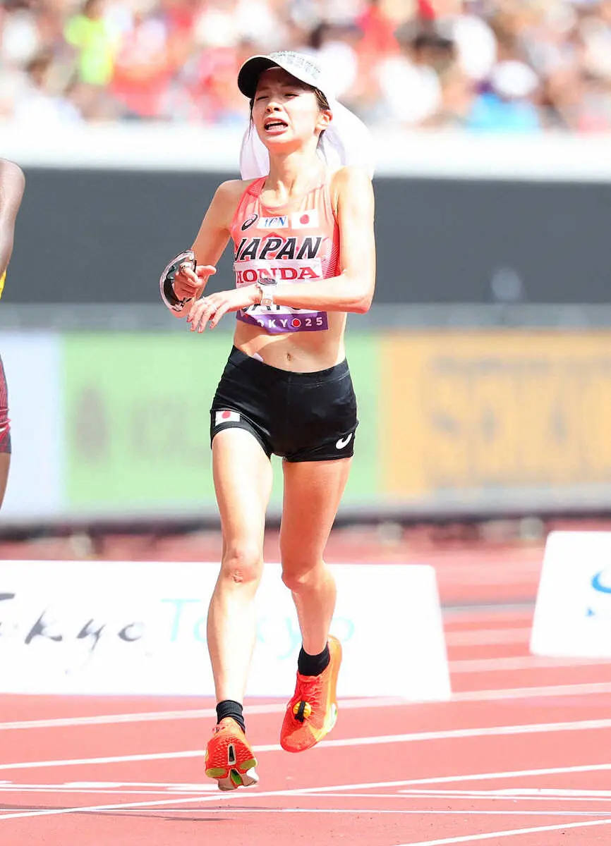 【画像・写真】【世界陸上】佐藤早也伽「順位を上げられなくて悔しい」勝負の後半追い上げ13位「プラスに捉えている」