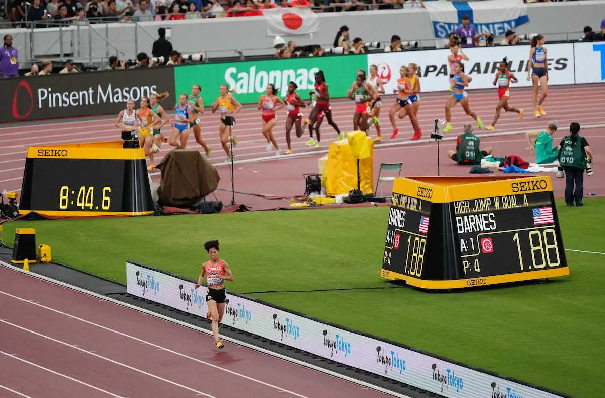 【画像・写真】【世界陸上】広中璃梨佳、決勝進出ならずも…勇気あふれる大逃げに国立も大歓声　5000m予選