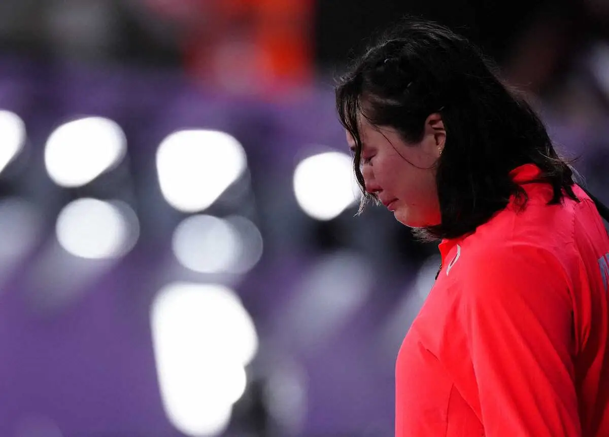 【画像・写真】【世界陸上】北口榛花が号泣　予選敗退危機に「たぶん決勝には残れない…悔しい結果になった」