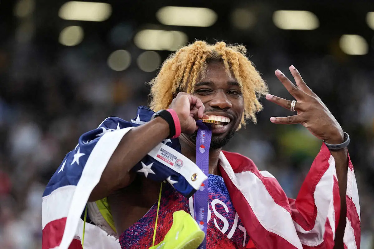 【画像・写真】【世界陸上】ライルズ4連覇にネット大興奮！トレンド入り「元気玉効果」「まさに超ヒーロー」「強すぎ！」