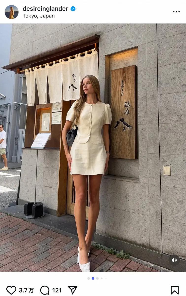 【画像・写真】デシレ・イングランデルのインスタグラム（＠desireinglander）から