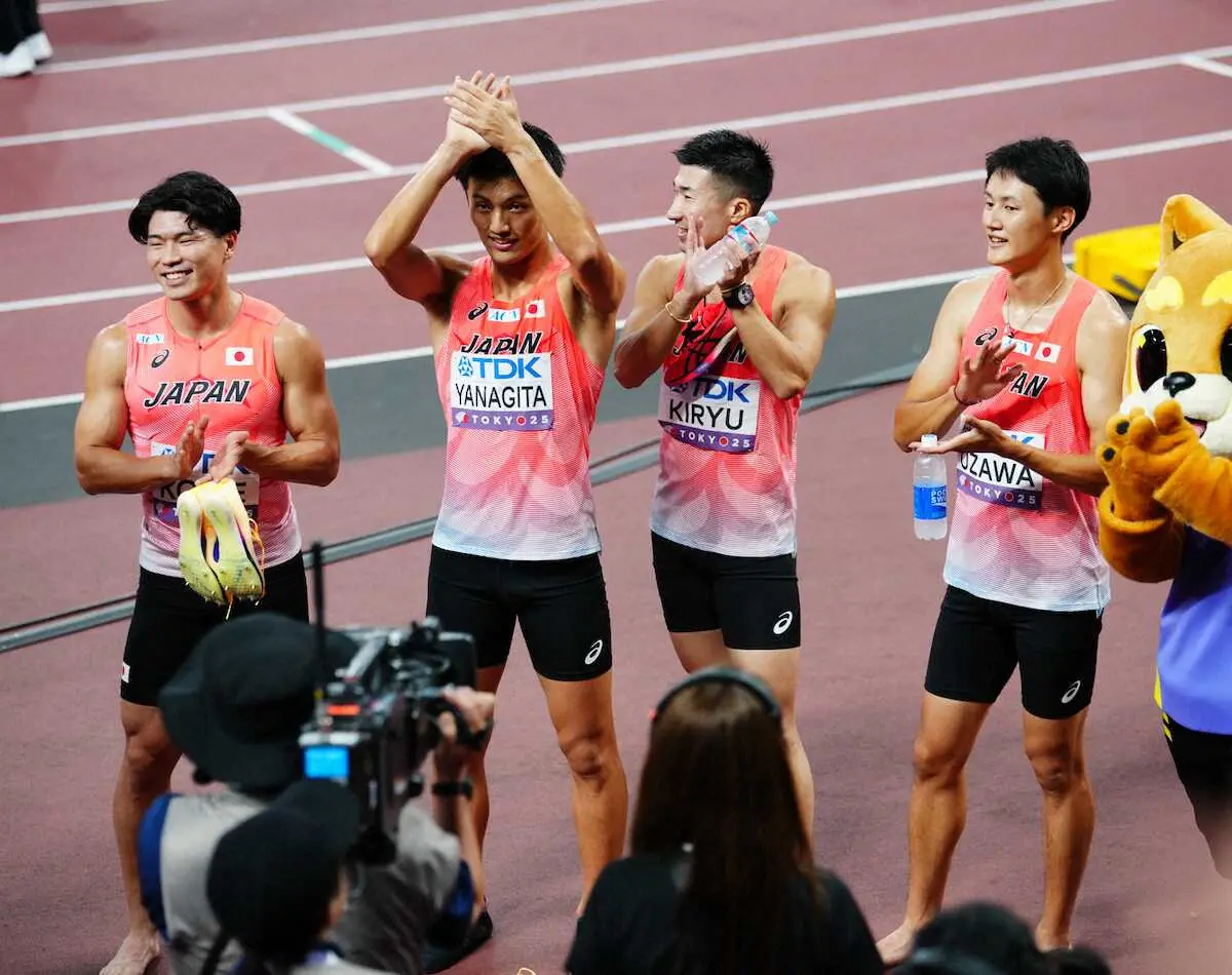 【画像・写真】【世界陸上】リレー侍、4レーンから3大会ぶりメダル目指す　連覇狙う米国は7レーン
