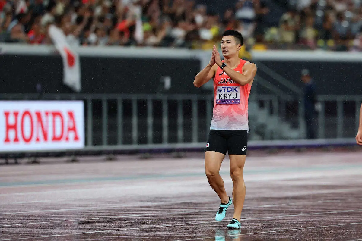 【画像・写真】【世界陸上】3走・桐生祥秀　大粒の涙「僕の責任」スパイク変更、右足けいれん明かす、リレー侍6位