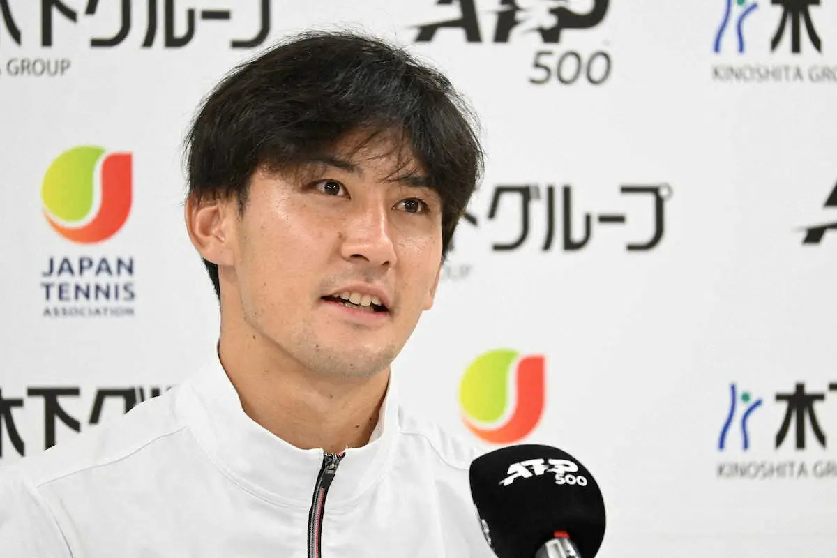 【画像・写真】【テニス・ジャパンOP】世界273位の島袋将が金星　22位のマハツ下し初戦突破「今は怖い物なし」