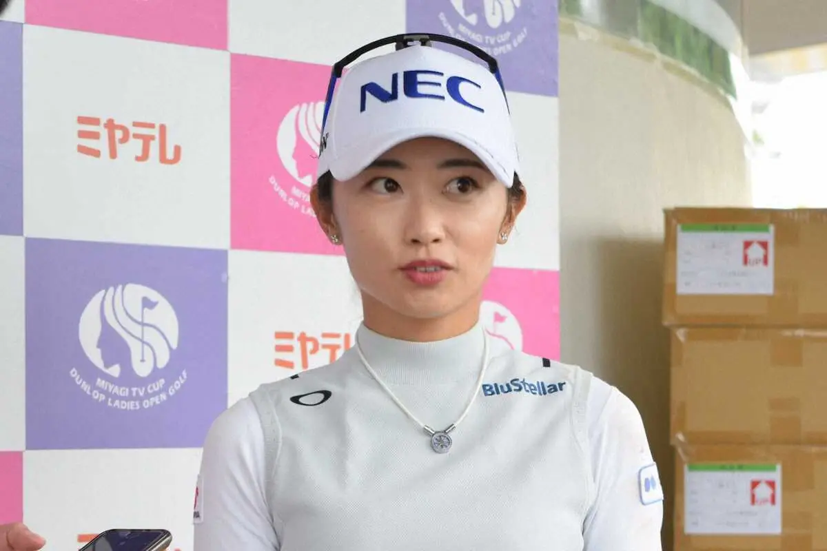 【画像・写真】【女子ゴルフ】前回覇者・安田祐香「優勝目指して頑張る」連覇へ意欲