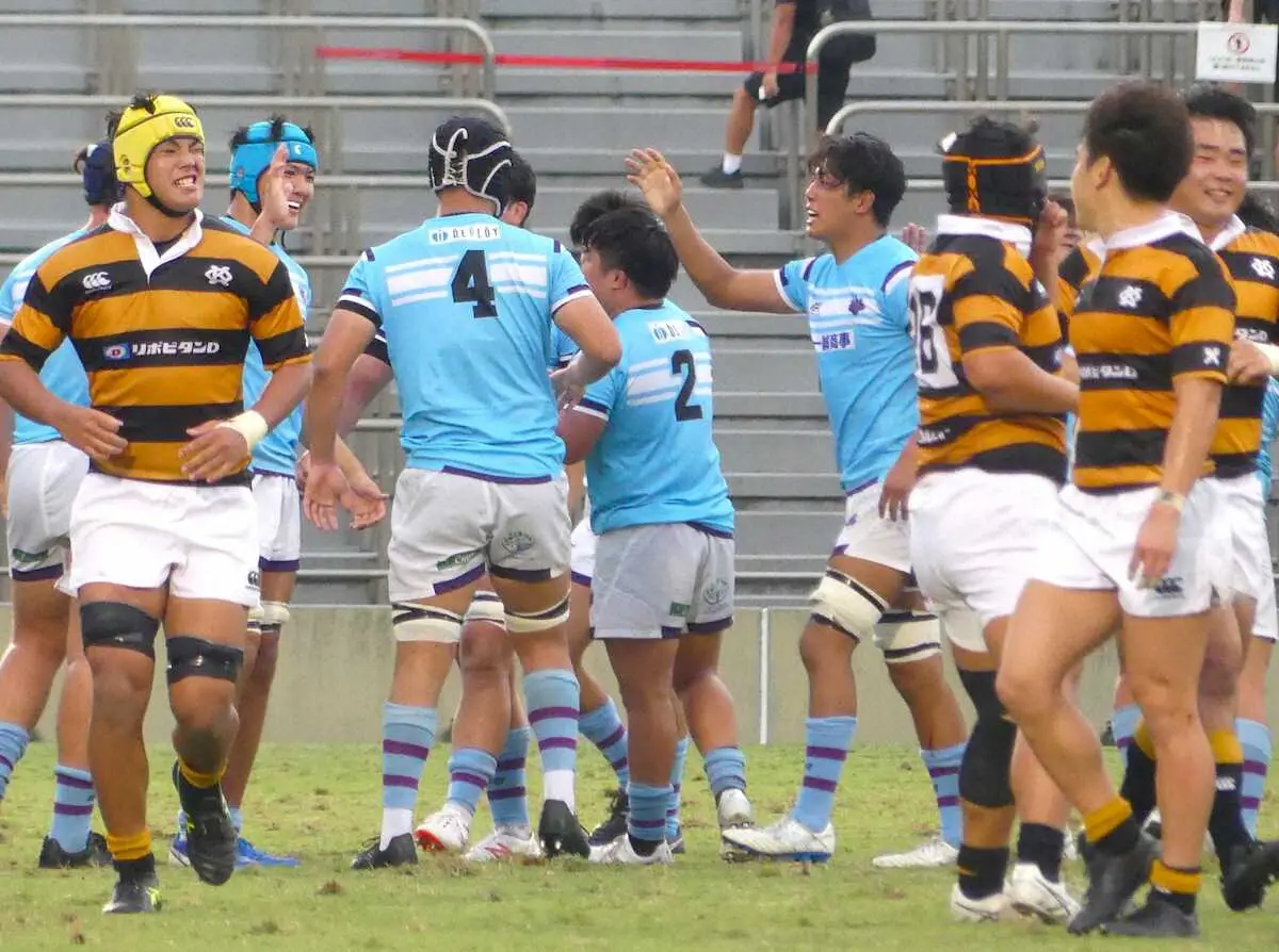 【画像・写真】【関東大学ラグビー】筑波大が対抗戦で連勝発進　強力スクラムで明大に続き慶大も破る
