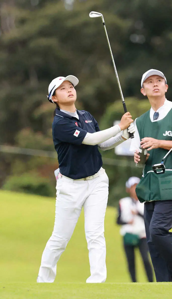 【画像・写真】【ゴルフ】15歳広吉優梨菜が主役!15歳218日　勝みなみ超えで史上最年少ツアー優勝へ2差発進