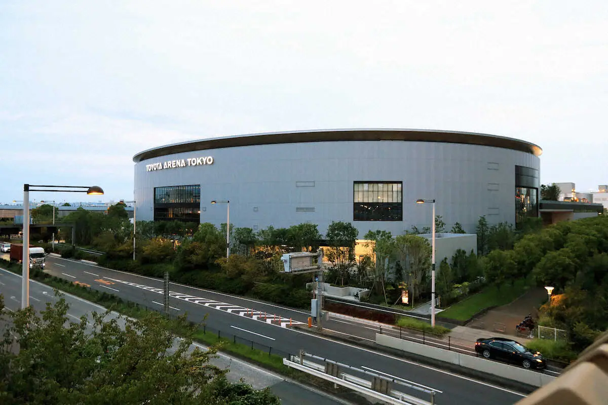 【画像・写真】バスケB1開幕戦A東京・宇都宮戦が行われたトヨタアリーナ（撮影・西川祐介）