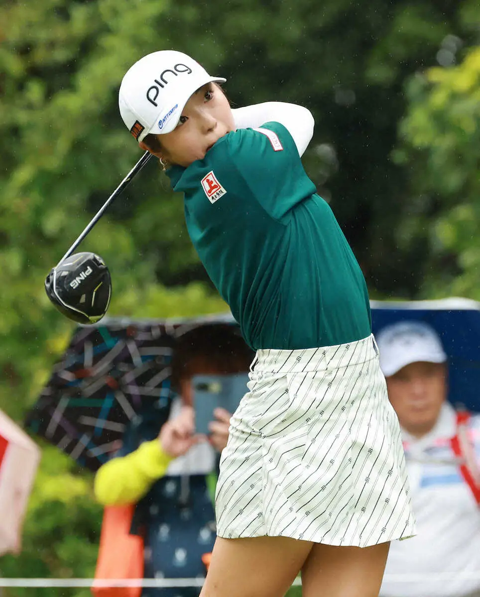 【画像・写真】【女子ゴルフ】佐久間朱莉「100点をつけていい」65猛チャージで2位