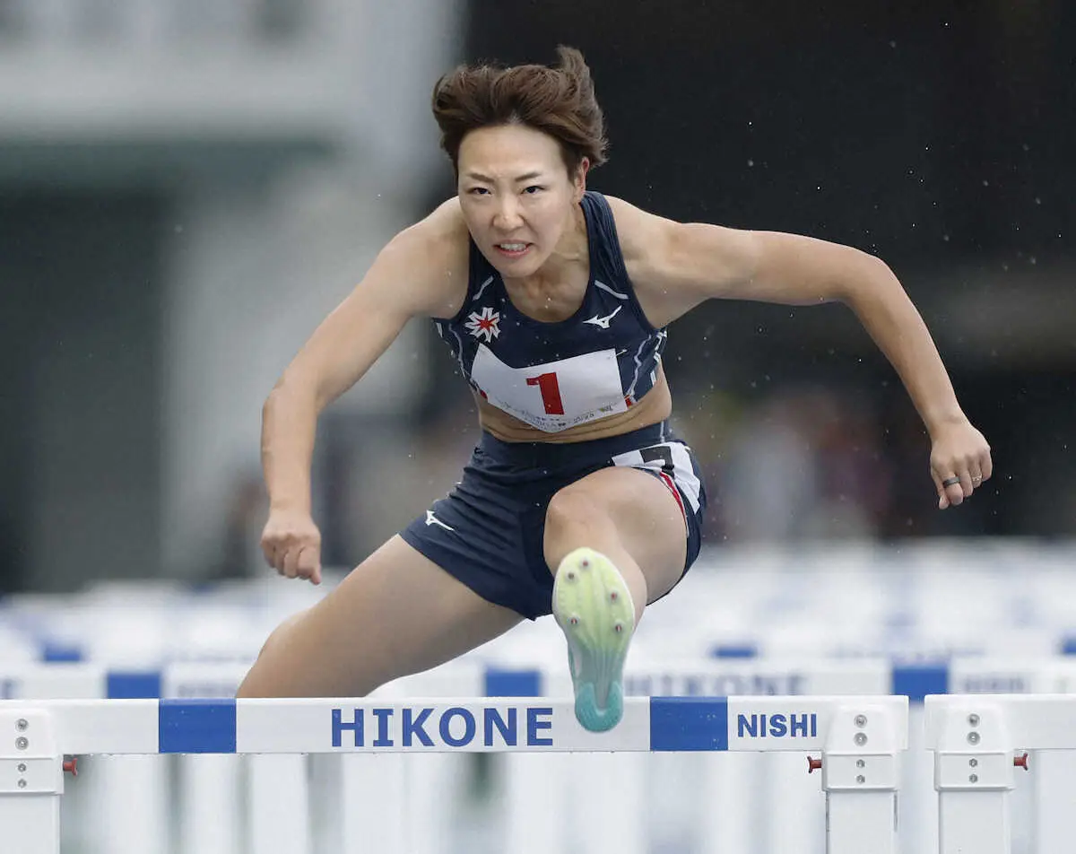 【画像・写真】成年女子100メートル障害決勝で5位だった寺田明日香