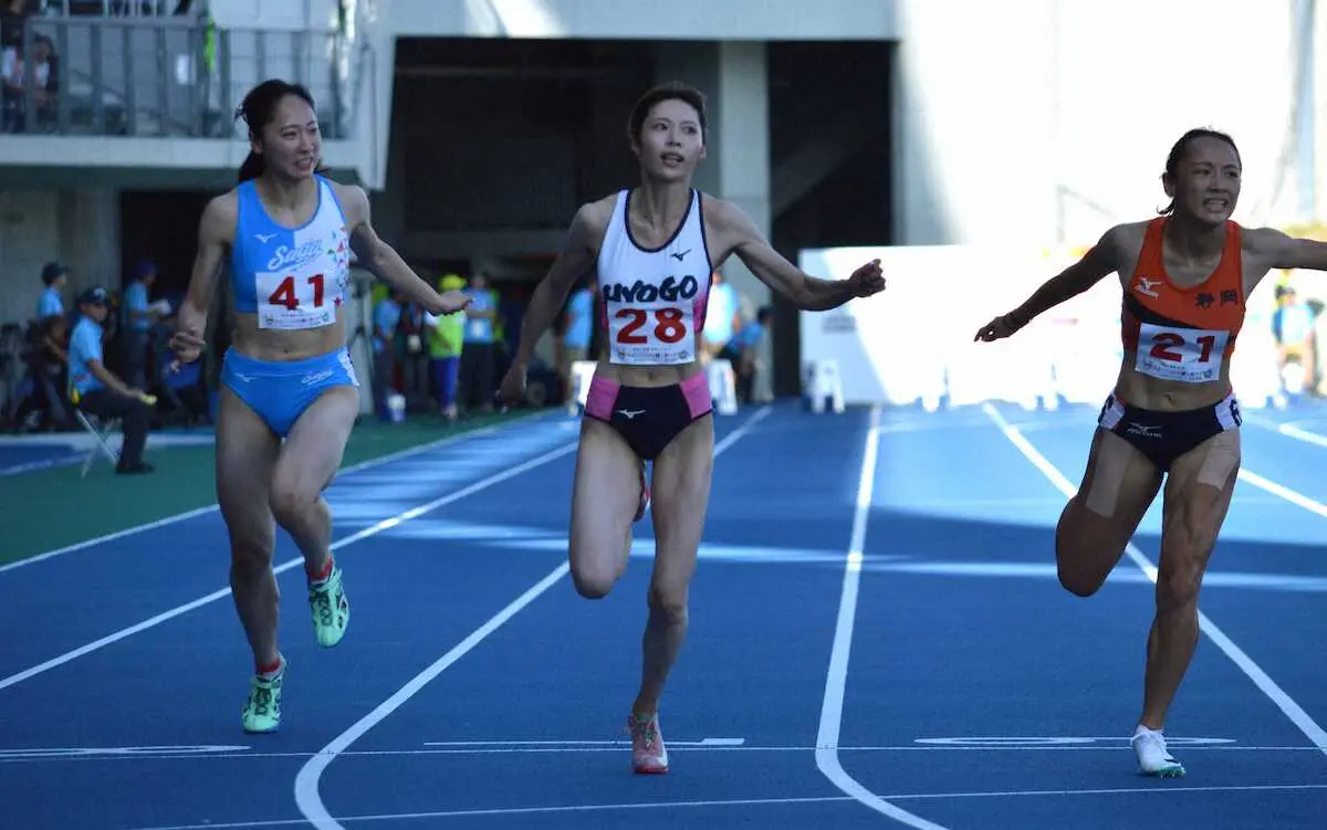 【画像・写真】世陸100メートルハードラー　中島ひとみが100m2位　シーズンオフは「カップラーメンを食べたい！」