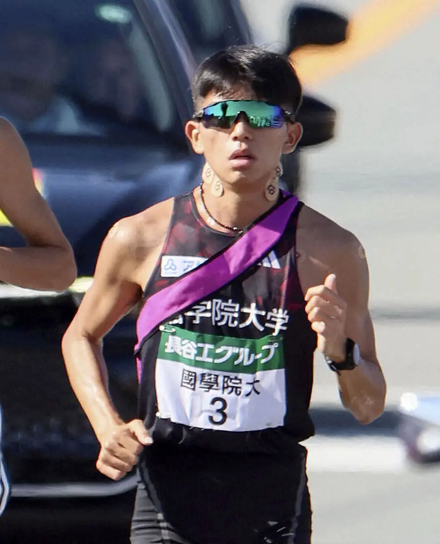 【画像・写真】【出雲駅伝】国学院大2連覇でまず1冠！　アンカー上原主将「自分が優しくしたおかげでみんな強くなった」