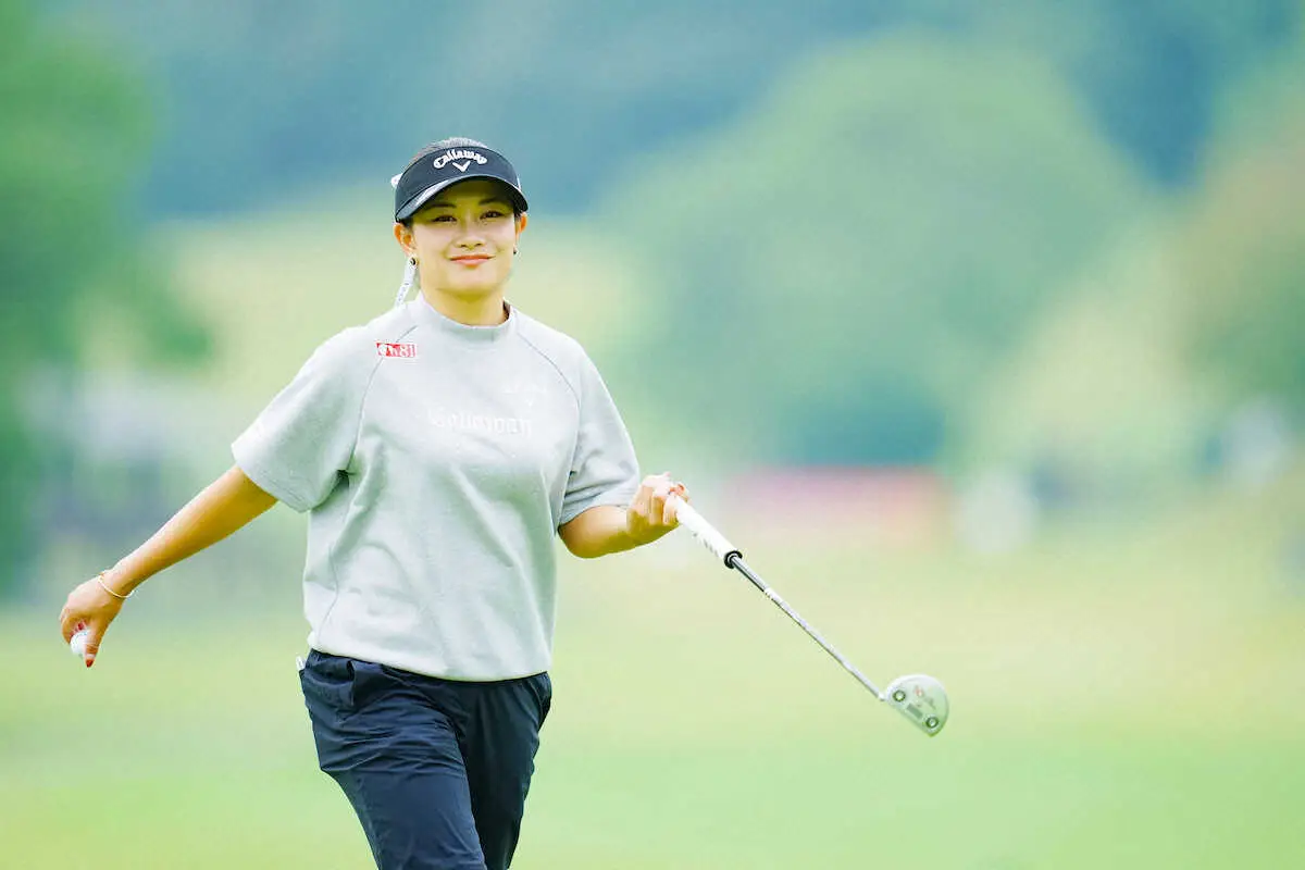 【画像・写真】2週連続Vの期待がかかる河本結　米ツアー組から刺激「早く一緒に回りたいですね」