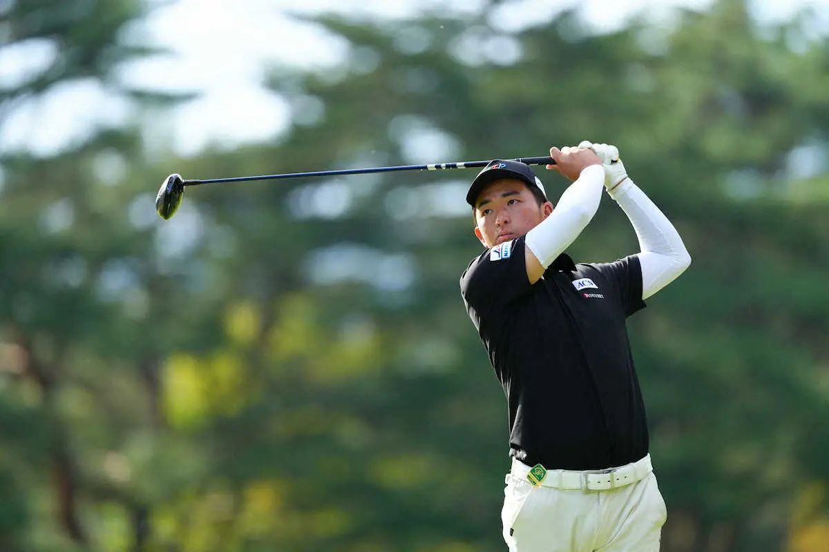 【画像・写真】【日本OP】金子駆大「4打差あるので気にしない」メジャーに強い23歳が最終組で逆転狙う