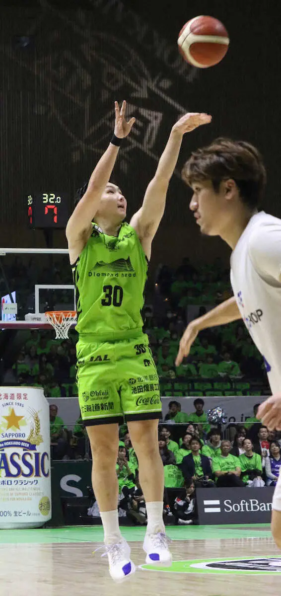 【画像・写真】レバンガ北海道がホーム開幕戦黒星…富永は本拠地初3点シュートも「凄く悔しい」