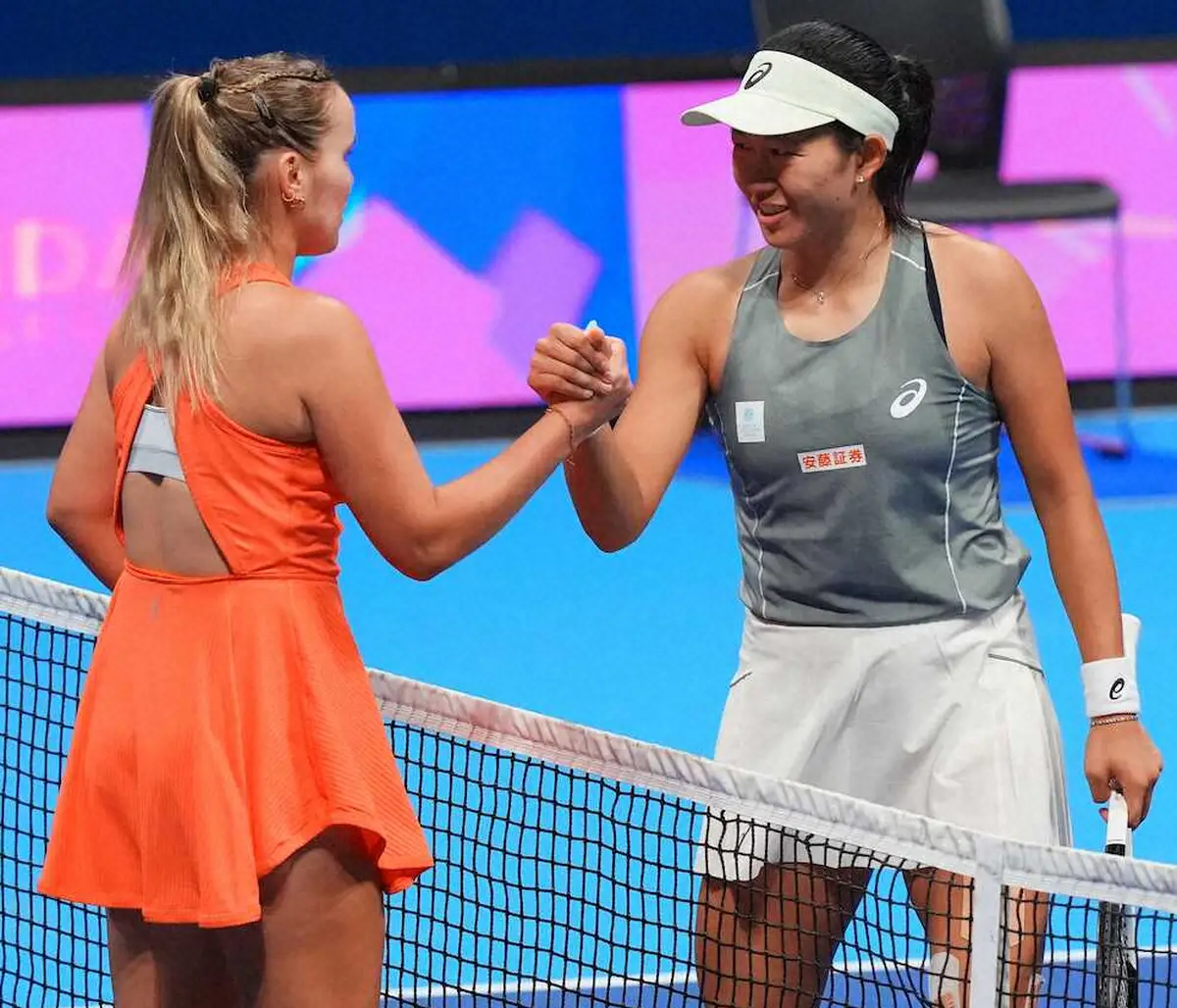 【画像・写真】内島萌夏は初戦敗退…左膝に違和感も「純粋に相手が良かった」