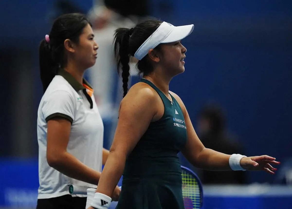 【画像・写真】【テニス】穂積絵莉は2大会連続Vならず「自分で変にプレッシャーをかけてしまった」