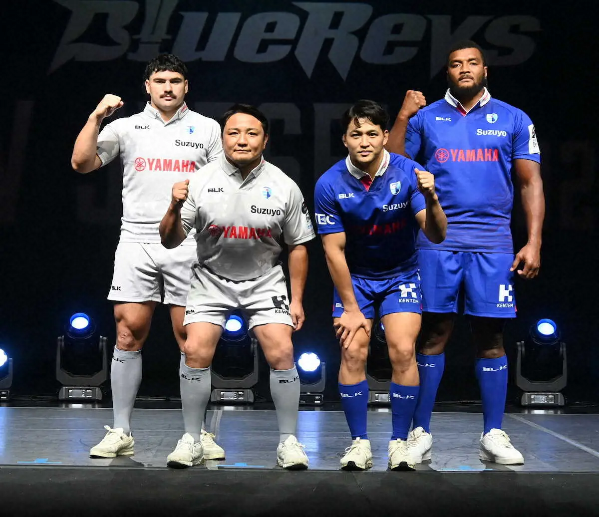 【画像・写真】【リーグワン】静岡が新ジャージー発表　ビジター用がグレーに　HO日野「日本一へモチベ上がった」