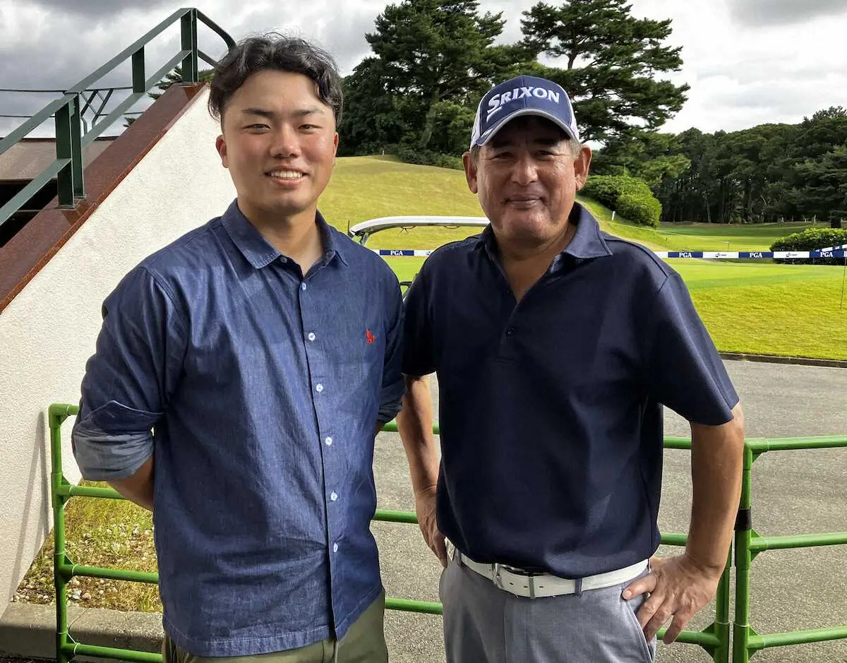 【画像・写真】51歳の高橋竜彦が地元で2打差5位発進　後輩・出利葉太一郎の後押しに発奮　福岡シニアオープン第1日