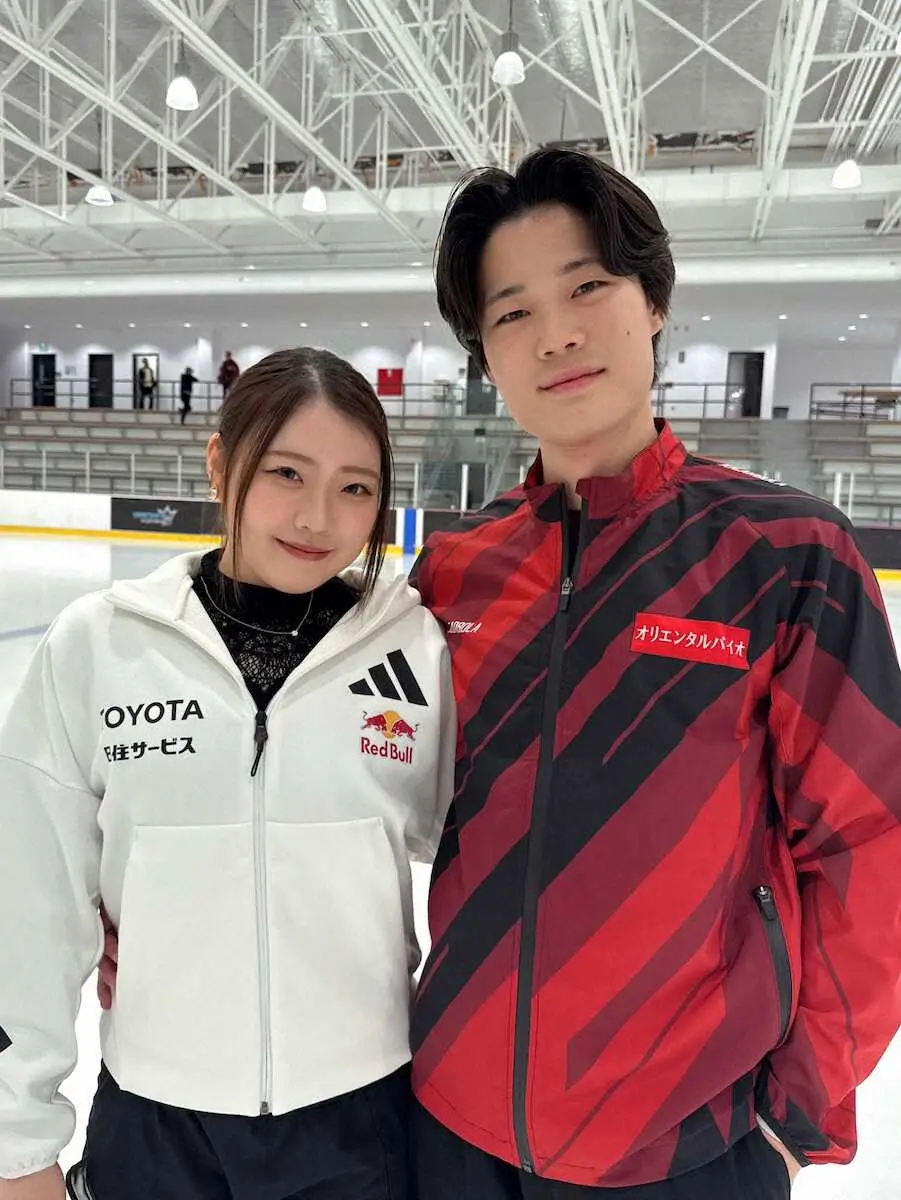 【画像・写真】紀平梨花「ドキドキ」アイスダンス初披露も観衆スタオベ！1043日ぶり競技会で2位発進「楽しく滑れた」