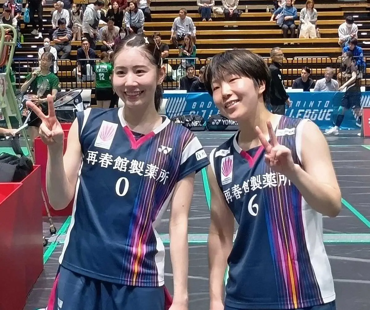 【画像・写真】【バドミントン】志田・山口組がS/Jリーグで再結成　ガット切れても「シングルできるよ」