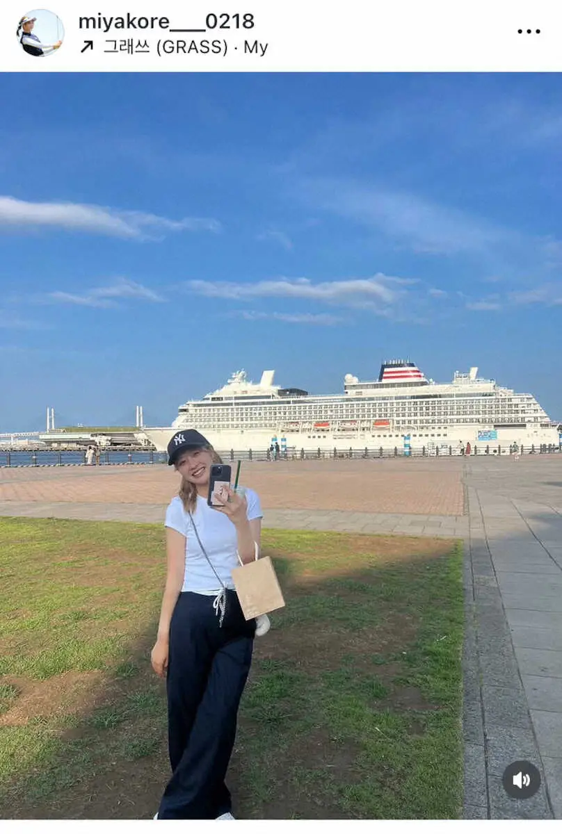 【画像・写真】人気急上昇中ゴルファー“ミヤコレ”　シースルー私服などプライベートS披露で「超キュート」ファンも歓喜