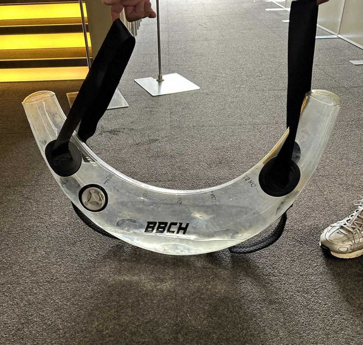 【画像・写真】佐久間が練習日に使用したウオーターバッグ