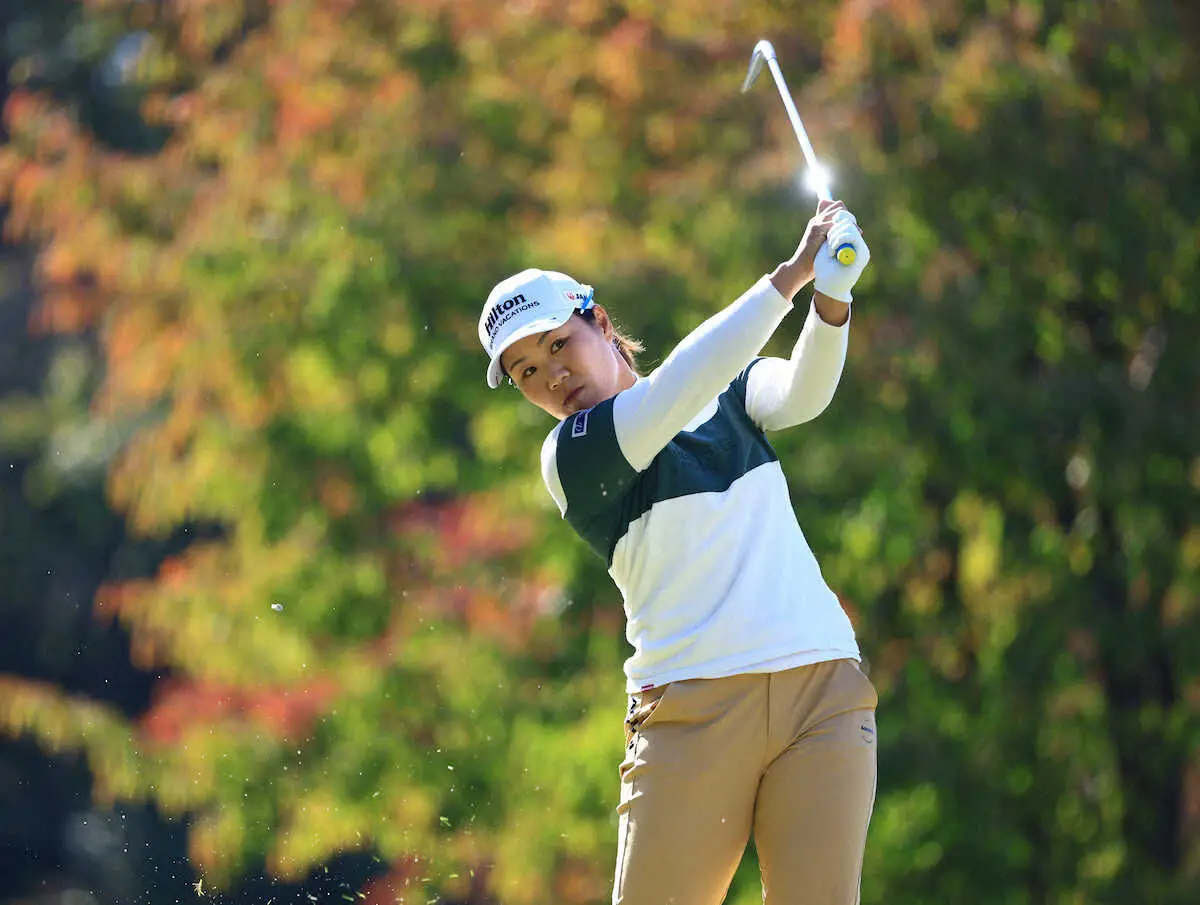 【画像・写真】【女子ゴルフ】畑岡奈紗が単独首位ターン　1打差にルーキー荒木優奈、申ジエ　山下美夢有は4位