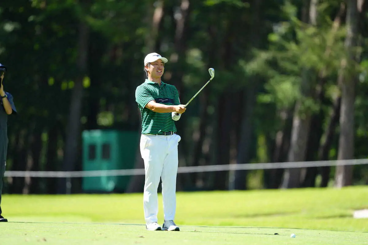 【画像・写真】【男子ゴルフ】悪天候で最終R中止　杉浦悠太が今季初優勝　15歳・加藤金次郎は24位