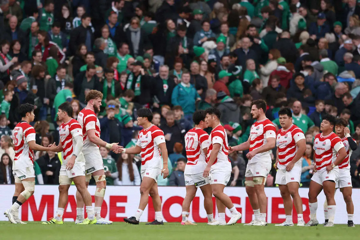 【画像・写真】【ラグビー日本代表】数的有利の場面で得点できず…エディーHC「有効に生かせず失速した」敗因を分析